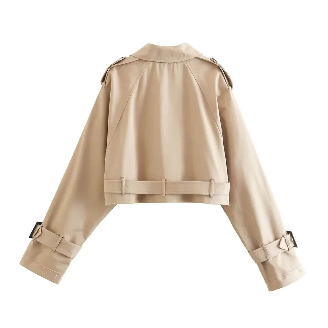 AVERIA - CROPPED TRENCHCOAT