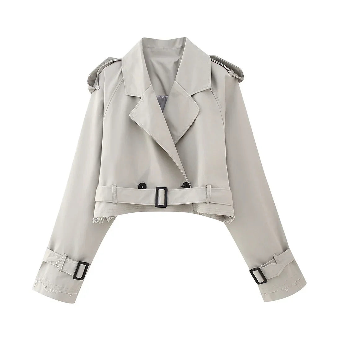 AVERIA - CROPPED TRENCHCOAT