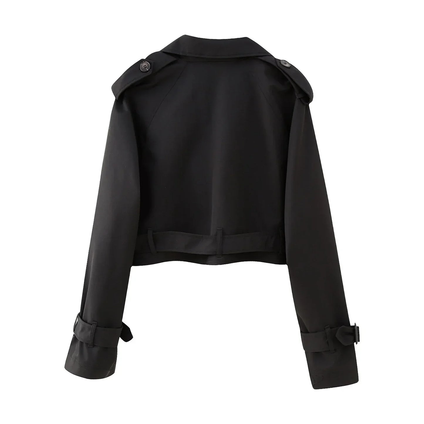 AVERIA - CROPPED TRENCHCOAT
