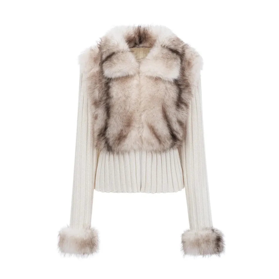 EXKLUSIVE WOLLJACKE - WEISS