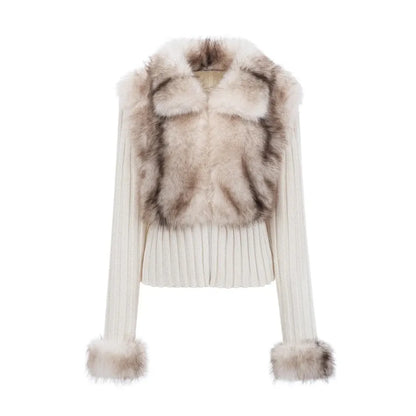 EXKLUSIVE WOLLJACKE - WEISS