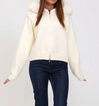 AVERIA WOLLJACKE - WEISS