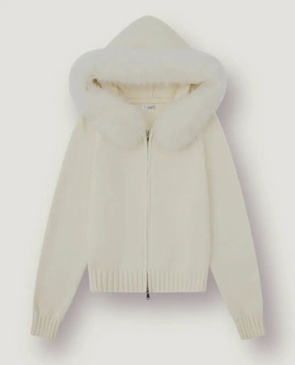 AVERIA WOLLJACKE - WEISS