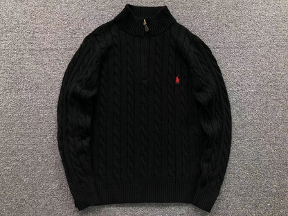AVERIA - RL KNIT POLO SWEATER